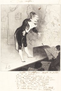 dramatyczna marchewka autorstwa Honoré Daumier
