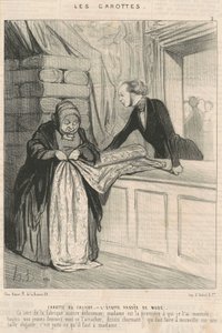 marchewki perkalowe autorstwa Honoré Daumier