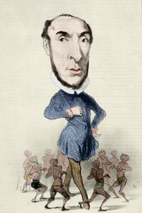 Karykatura Victora Schoelchera (1804-1893) i zniesienia niewolnictwa – autorstwa Honore Daumiera. autorstwa Honoré Daumier