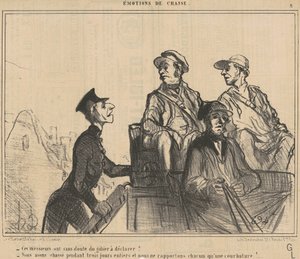 Ci panowie mają… grę do zadeklarowania? ... autorstwa Honoré Daumier