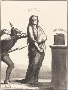 Jak by to nazwały niektóre gazety... autorstwa Honoré Daumier