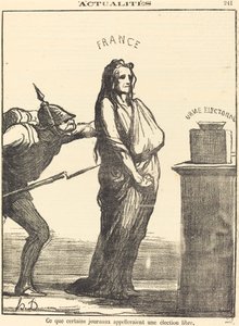 Jak by to nazwały niektóre gazety... autorstwa Honoré Daumier