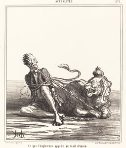 To, co Anglia nazywa myślnikiem autorstwa Honoré Daumier