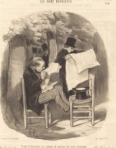 To, co burżua zgodziła się nazwać... odwróceniem uwagi autorstwa Honoré Daumier