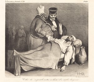 Ten, możemy go uwolnić! (Tego możemy uwolnić! Nie jest już niebezpieczny!) autorstwa Honoré Daumier