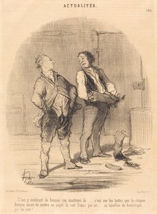 Czy denerwujące jest szczotkowanie tam tych maszyn... autorstwa Honoré Daumier