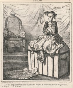 Oskarżony... by strzec insygniów suwerenności autorstwa Honoré Daumier
