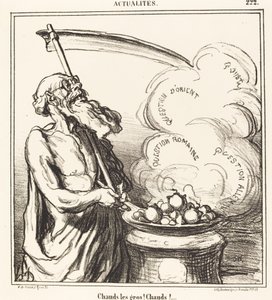 Wielkie chłopaki gorąco! gorący!... autorstwa Honoré Daumier