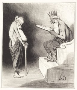 Łaskawość Minosa autorstwa Honoré Daumier