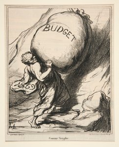 Jak Syzyf z aktulitów autorstwa Honoré Daumier