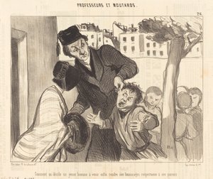 Jak decydujesz, że młody człowiek przyjedzie... autorstwa Honoré Daumier