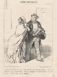Jak... znowu kupiłeś... kapelusz... autorstwa Honoré Daumier