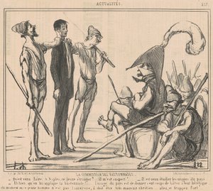 Chłosta Komisja autorstwa Honoré Daumier
