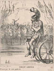 Europejski koncert autorstwa Honoré Daumier