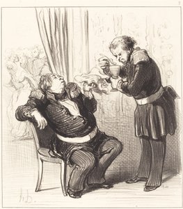 Zdecydowanie za dużo się bawimy, Guillochard!... autorstwa Honoré Daumier