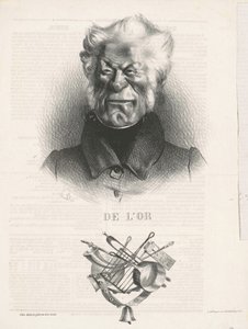 Złoto (J. -Ant. -Adrien Delort) autorstwa Honoré Daumier