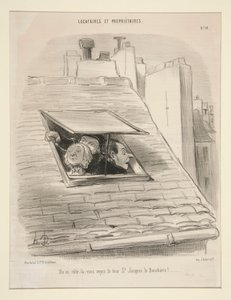 Z tej strony widać wieżę St. Jacques la Boucherie! autorstwa Honoré Daumier
