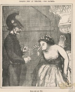 Bogini, ale nie dumna autorstwa Honoré Daumier
