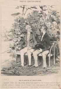 Dwie dawne zdolności starego reżimu autorstwa Honoré Daumier