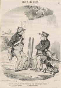 Powiedzieć, że nie mogłem strzelać ... autorstwa Honoré Daumier