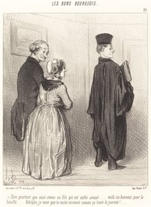 Powiedzieć... że mamy syna, który jest... prawnikiem... autorstwa Honoré Daumier