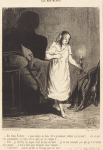 Powiedz, Bichette... o czym myślisz... autorstwa Honoré Daumier