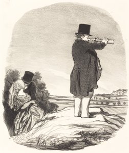 Powiedz mojej żonie... nic nie widzę! autorstwa Honoré Daumier
