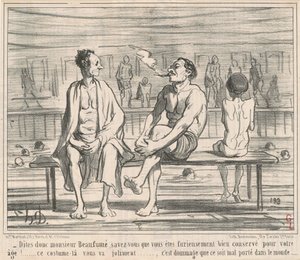 Powiedz, monsieur Beaufumé... autorstwa Honoré Daumier