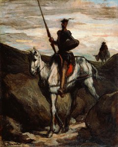 Don Kichot w górach autorstwa Honoré Daumier