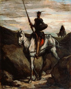 Don Kichot w górach autorstwa Honoré Daumier