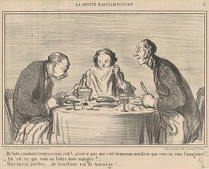 Hej! Jak to znaleźć? autorstwa Honoré Daumier