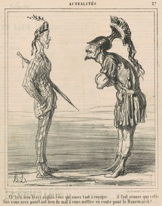 Dobrze! Mój dzielny angielski... autorstwa Honoré Daumier