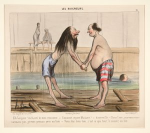 Hej cześć! miło mi cię poznać autorstwa Honoré Daumier