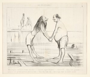 Hej cześć! miło mi cię poznać autorstwa Honoré Daumier