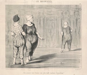 Wciąż ma... ładną talię Madame Coquardeau! autorstwa Honoré Daumier