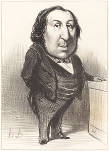 Emmanuel Arago autorstwa Honoré Daumier
