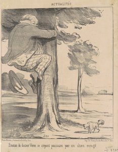 Emocja doktora Véron... autorstwa Honoré Daumier