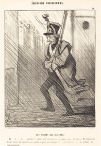 Paryskie emocje: ofiara frakcji autorstwa Honoré Daumier