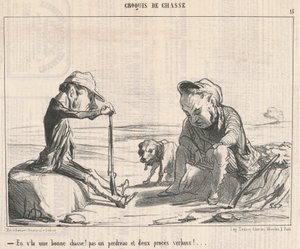 Oto dobre polowanie! ... autorstwa Honoré Daumier