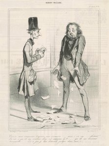 Wciąż moi wierzyciele, zawsze... autorstwa Honoré Daumier