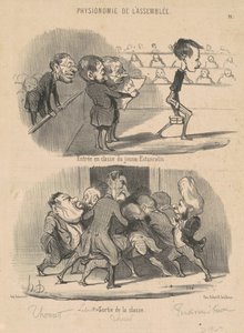 Wejście do klasy młodych Estancelin autorstwa Honoré Daumier