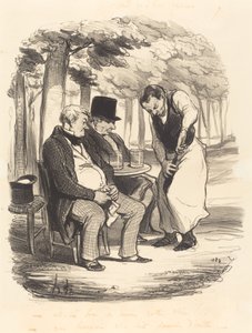 Czy to przynajmniej dobre wino!... autorstwa Honoré Daumier