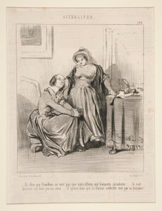 I powiedzieć, że Proudhon nie chce, żebyśmy chodzili na socjalistyczne bankiety autorstwa Honoré Daumier