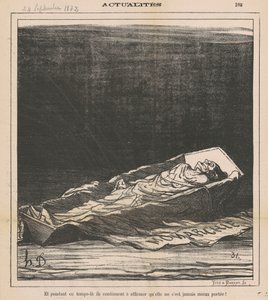 I w tym czasie nadal twierdzą, że nigdy nie było lepiej! autorstwa Honoré Daumier