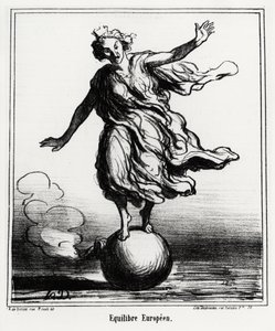 Równowaga europejska. Illustration d