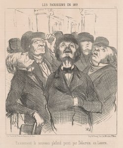 Badanie nowego sufitu... autorstwa Honoré Daumier