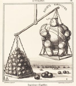 Zrównoważyć doświadczenie autorstwa Honoré Daumier