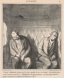Udawajmy, że śpimy... autorstwa Honoré Daumier