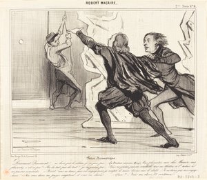 Dramatyczna farsa autorstwa Honoré Daumier