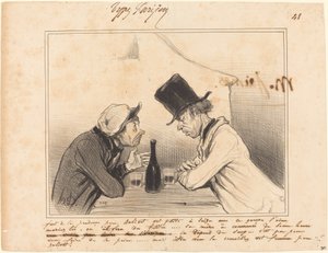 Musisz uważać ojcze Balivot, twoje maleństwo ma szesnaście lat... autorstwa Honoré Daumier